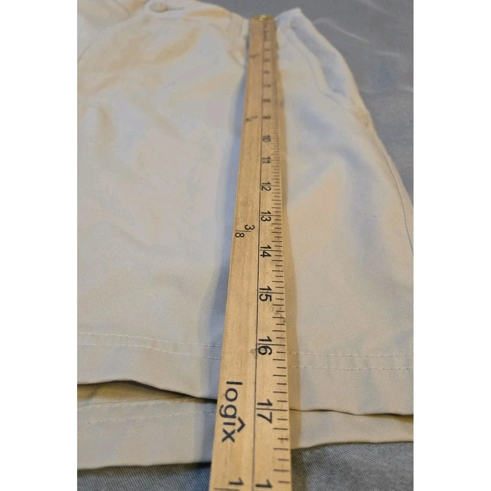 Columbia Mens Hiking Shorts 32x8 Tan Cargo‎ Pockets Outdoor Travel Camping Gorp